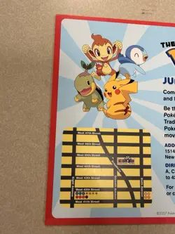 RARE 2007 Pokemon Shop NYC Diamond And Pearl Toys R Us Event Postcard! - Image 4