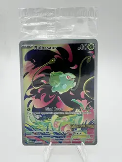 Pokemon Card TCG Bulbasaur 133/132 Mega Evolution Stamped Promo Sealed - Image 1