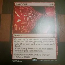 Mtg Jeska's Will LP/NM Commander Legends Battle for Baldur's Gate Card#799 - Image 2