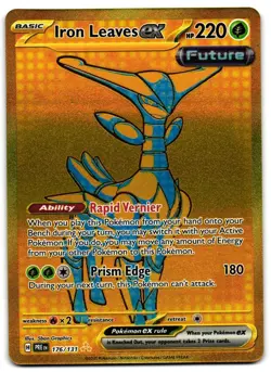 Iron Leaves ex 176/131 - Prismatic Evolutions Hyper Rare Pokemon TCG - NM Card - Image 1