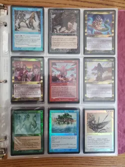 MAGIC THE GATHERING Three-Ring Binder of 108 FOIL Cards VERY NICE SEE PHOTOS - Image 3