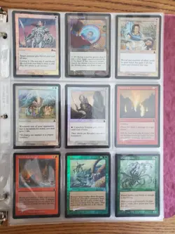 MAGIC THE GATHERING Three-Ring Binder of 108 FOIL Cards VERY NICE SEE PHOTOS - Image 4