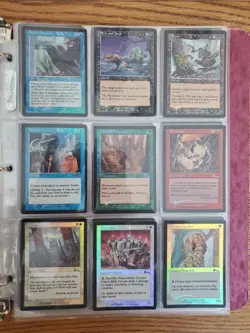 MAGIC THE GATHERING Three-Ring Binder of 108 FOIL Cards VERY NICE SEE PHOTOS - Image 5