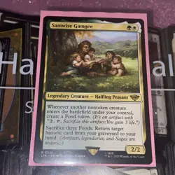 Samwise Gamgee the Lord of the Rings Non-Foil Regular Card - Image 1