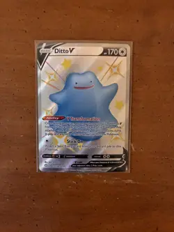 Ditto V - Shining Fates: Shiny Vault (SHFSV) Pokemon Card NM/M - Image 1