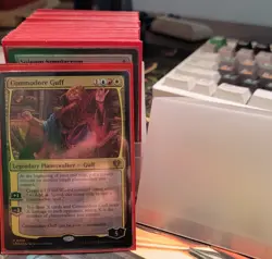 MTG: Commodore Guff | FULL COMMANDER DECK | Ready to Play | DOUBLE SLEEVED - Image 1