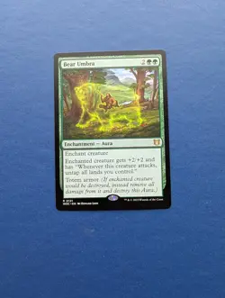 MTG Bear Umbra: Wilds of Eldarine Commander #121 - NM-MT+ - Image 1
