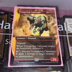 Trumpeting Carnosaur the Lost Caverns of Ixalan showcase !! - Image 2
