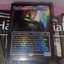 Odric, Lunarch Marshal (Borderless) Innistrad Remastered Foil - Image 1