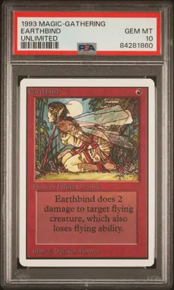 Earthbind (banned) - Unlimited - MTG - GEM MINT - PSA 10. POP 21. MTG in Store - Image 1