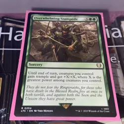 Overwhelming Stampede Commander: the Lord of the Rings rare - Image 1