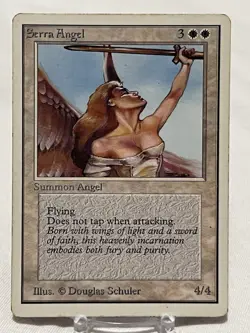 Serra Angel - Unlimited Edition ~MP~ Magic The Gathering MTG - Image 1