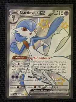 Gardevoir ex - 217/091 NM Shiny Ultra Rare (EN) - Pokemon TCG SV: Paldean Fates - Image 1