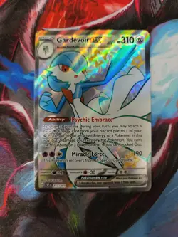 Gardevoir ex, Pokemon SV: Paldean Fates Shiny Ultra Rare, 217/091 NM - Image 1