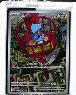 Pokemon TCG Riolu Illustration 010 Black Star Promo Mega Evolution Sealed NM - Image 1