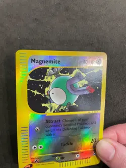 Magnemite Reverse Holo 52/147 Aquapolis English Pokemon TCG LP - Image 4