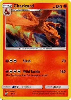 CHARIZARD 5/18 SM DETECTIVE PIKACHU POKEMON (HOLO RARE NM) - Image 1