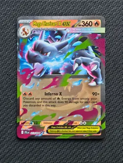 Pokemon TCG Mega Charizard X ex - Double Rare ME02: Phantasmal Flames 013/094 NM - Image 1