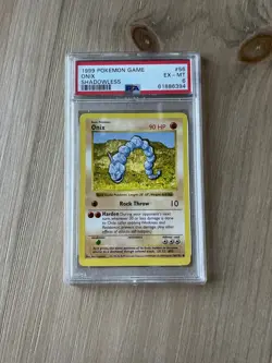 Pokemon TCG - Onix 56/102 SHADOWLESS Base Set - GRADED PSA 6 EX-Mint - Image 1