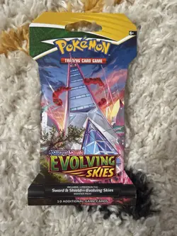 Pokemon Evolving Skies Sleeved Blister Booster Pack - New Sealed - Image 1