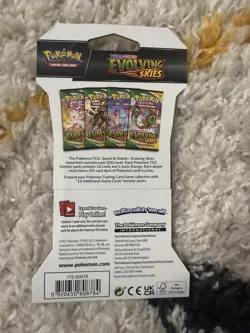 Pokemon Evolving Skies Sleeved Blister Booster Pack - New Sealed - Image 2