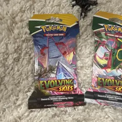 Pokemon Evolving Skies Sleeved Blister Booster Pack - New Sealed - Image 3