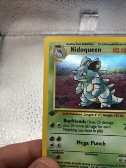 Nidoqueen 7/64 Rare Jungle Holo 1st Edition English Pokemon - Image 5