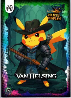 Van Helsing (Pikachu) #82 - Galaxy Holo - Electric Pikachu Cosplay - Pokemon - Image 1
