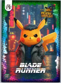 Blade Runner (Pikachu) #127 - Galaxy Holo - Electric Pikachu Cosplay - Pokemon - Image 1