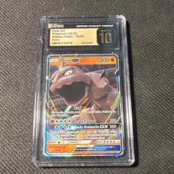 2019 Pokemon - Onix GX - 36/68 Hidden Fates Ultra Rare Holo CGC Pristine 10 - Image 1