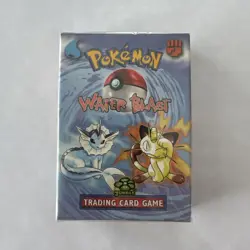 Sealed WOTC 1999 Pokemon Water Blast Theme Deck - Image 1
