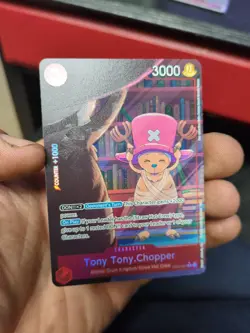 Tony Tony Chopper EB02-003 Alt Art English One Piece TCG Mint Condition - Image 1