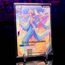 Overflowing Affection U+ GD01-118 GUNDAM TCG CARD GAME Holo Foil English NewType - Image 2