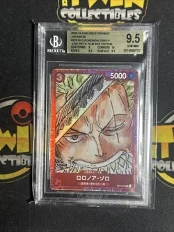 RORONOA ZORO ALT ART ST01-013 2023 ONE PIECE FILM RED BGS 9.5 JAPANESE - Image 1