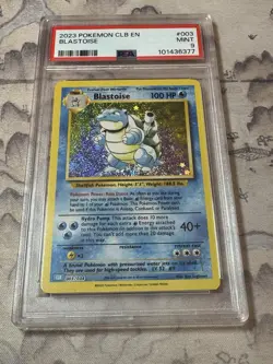 2023 Pokemon CLB EN Blastoise #003/034 Celebrations PSA 9 - Image 1