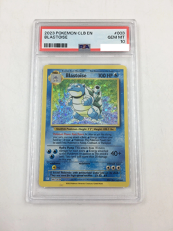 2023 Pokemon CLB EN 003 Blastoise - PSA 10 - Image 1