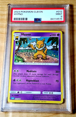 2023 Pokemon CLB EN HYPNO #012 Holo Trading Card Game Classic PSA 9 Mint - Image 1