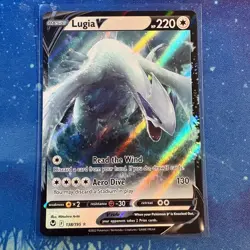 Lugia V 138/195 - SWSH Silver Tempest - Ultra Rare Holo - Pokemon Card TCG NM - Image 1