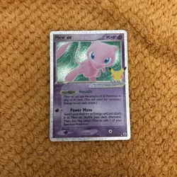 Mew EX 88/92 Celebrations Classic Collection Holo Card Near Mint Condition - Image 1