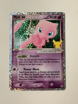 Mew EX 88/92 Celebrations Classic Collection Holo Card Near Mint Condition - Image 1