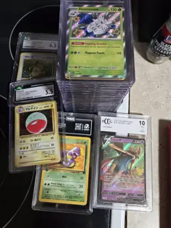 20 Pokemon graded cards. Slabs Vintage And Modern. Holo Foils And More Tag, Cgc - Image 1