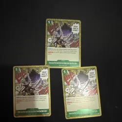 Bandai One Piece Card Game OP01 Demon Aura Event Cards Lot of 3 English - Image 1