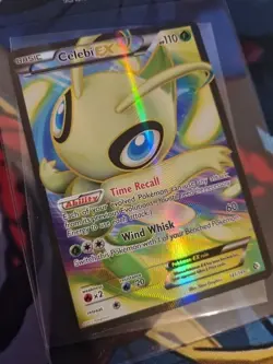 POKEMON CARD - Celebi EX TCG Boundaries Crossed 141/149 Holo Full Art Ultra Rare - Image 1