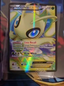 POKEMON CARD - Celebi EX TCG Boundaries Crossed 141/149 Holo Full Art Ultra Rare - Image 3