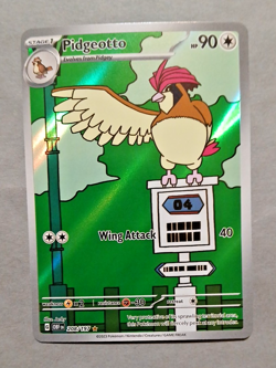Pidgeotto 208/197 Sv03: Obsidian Flames Holo Card NM Pack Fresh - Image 1