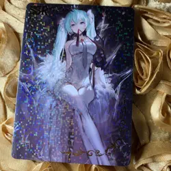 Hatsune Miku Diva Star SSR Goddess Story Anime Foil Girl Card - Image 1