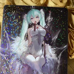 Hatsune Miku Diva Star SSR Goddess Story Anime Foil Girl Card - Image 2