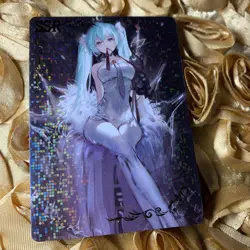 Hatsune Miku Diva Star SSR Goddess Story Anime Foil Girl Card - Image 3