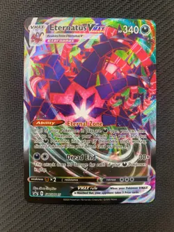 Eternatus VMAX SWSH045 Black Star Promo Pokemon Card - Near Mint - Image 1