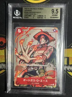 Portgas.D.Ace (Event Pack Vol. 1) P-028 One Piece Promotion Cards Japanese BGS - Image 1